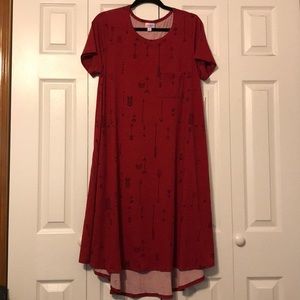 BNWT LulaRoe Red Arrow Carly HTF